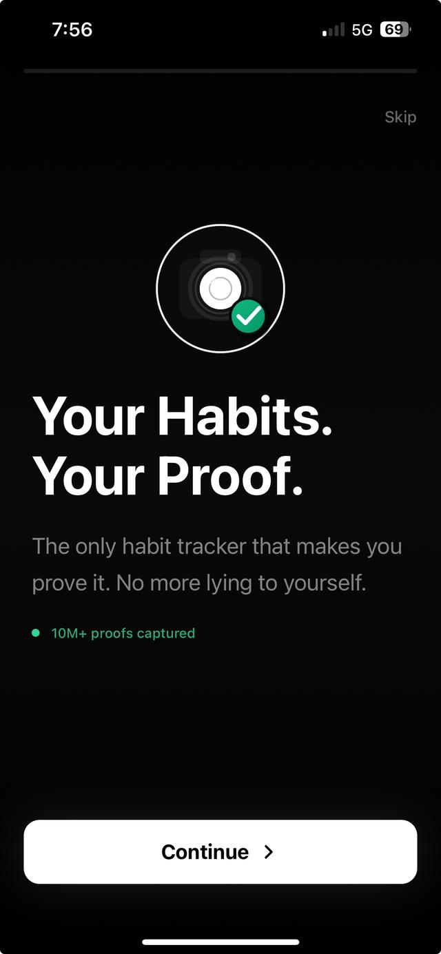 ProofDaily App Screenshot